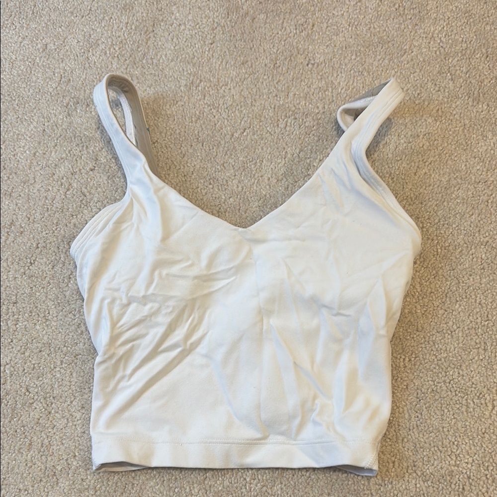 Lululemon White Align Tank Top